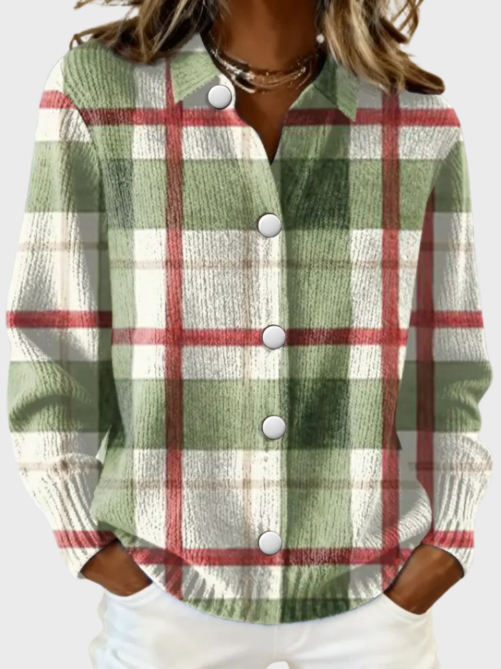 VICTORIA - RETRO LANGELIŲ KARDIGANAS