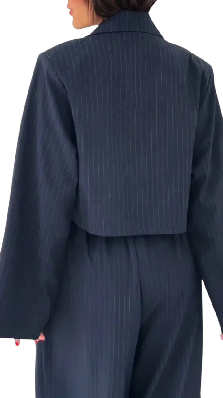 Eclat™ | Conjunto feminino bustier + blazer – Estilo elegante e moderno