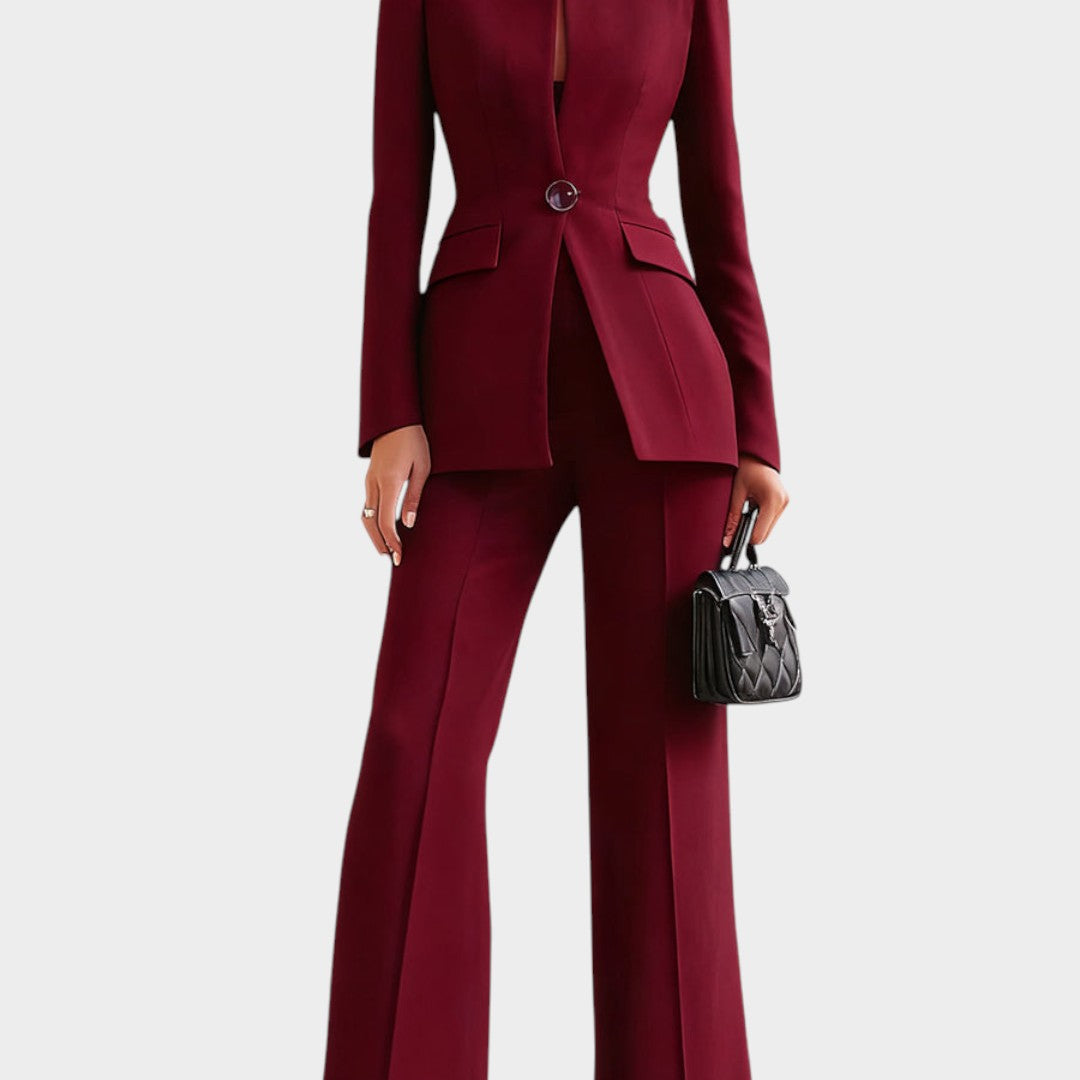 Lisa™ | Conjunto Elegante de Blazer e Calças