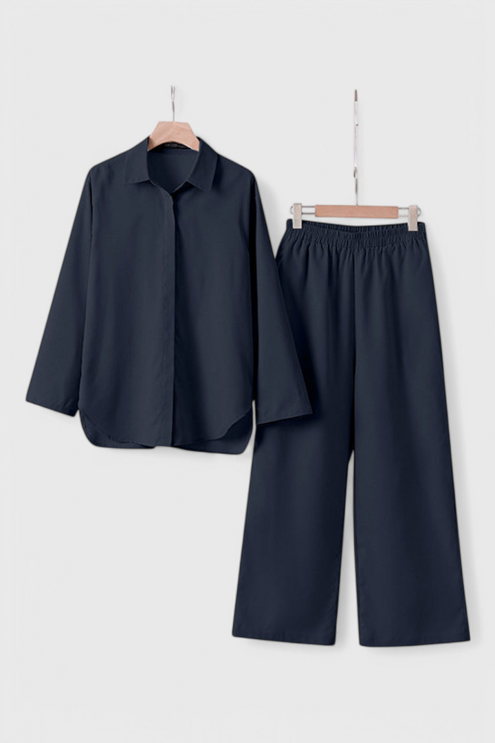 Conjuntos Skye de Linho e Algodão com Silhueta Solta