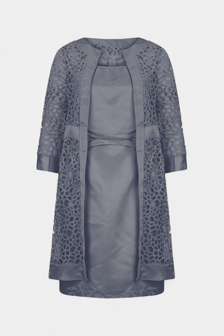 Conjunto de Vestido de Duas Peças Freya com Renda