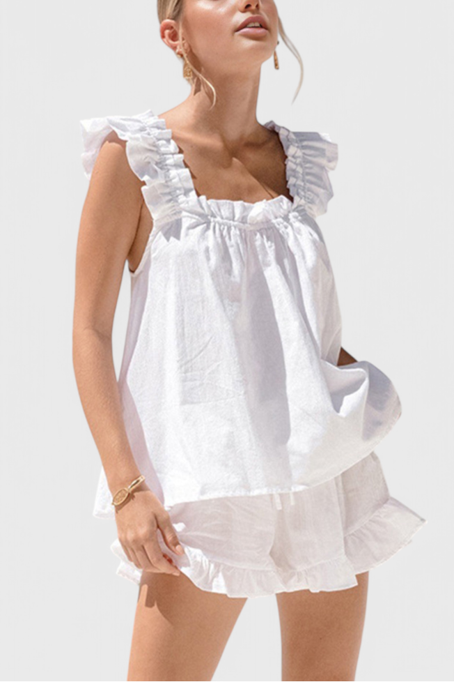 Victoria Lounge komplektas su volanais