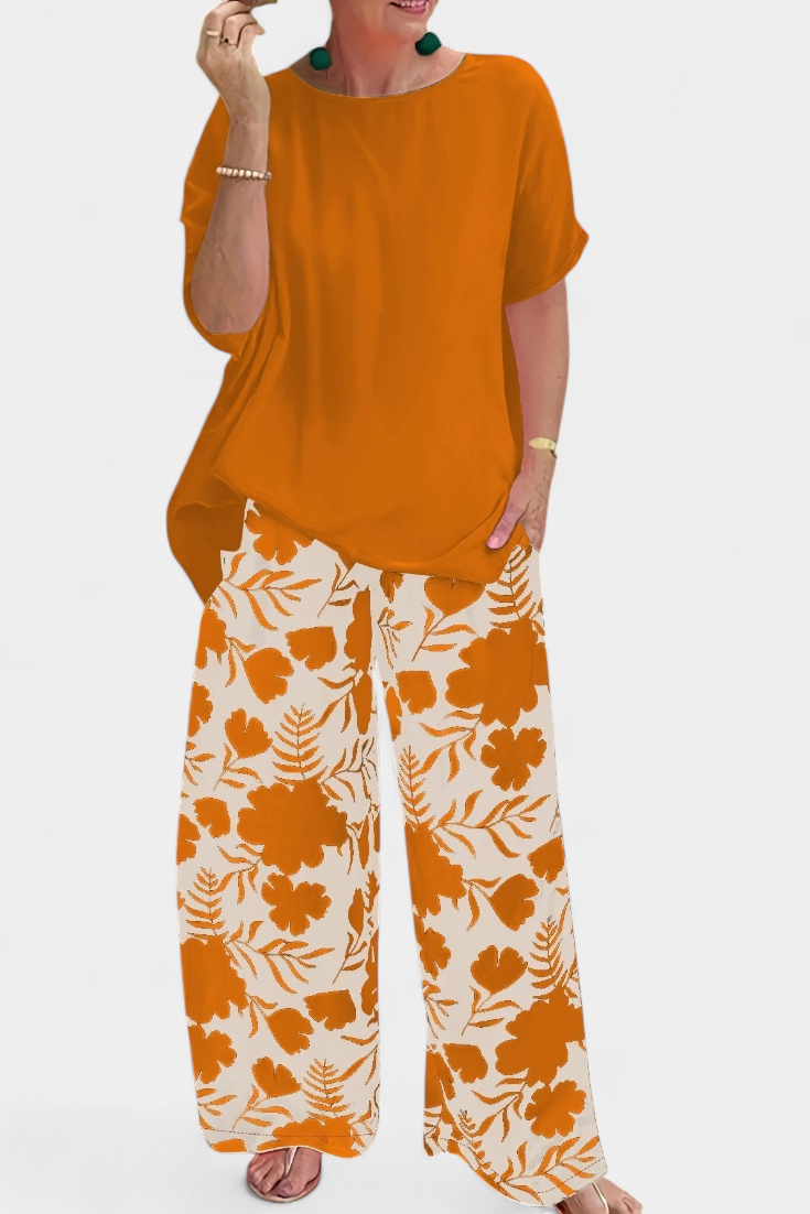 Aivy Conjunto Floral com Toque Relaxado