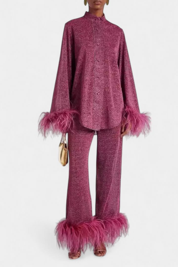 Conjuntos Polina Divu Peças com Colar de Fada Pássaro