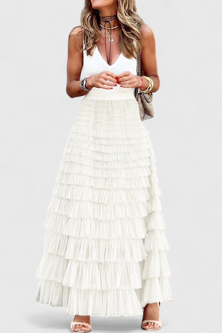 Saia Vintage de Tule Kapucine