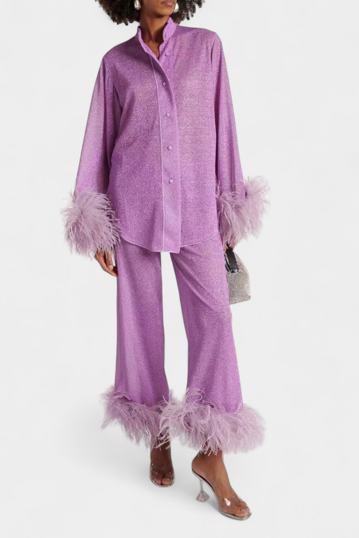 Conjuntos Polina Divu Peças com Colar de Fada Pássaro