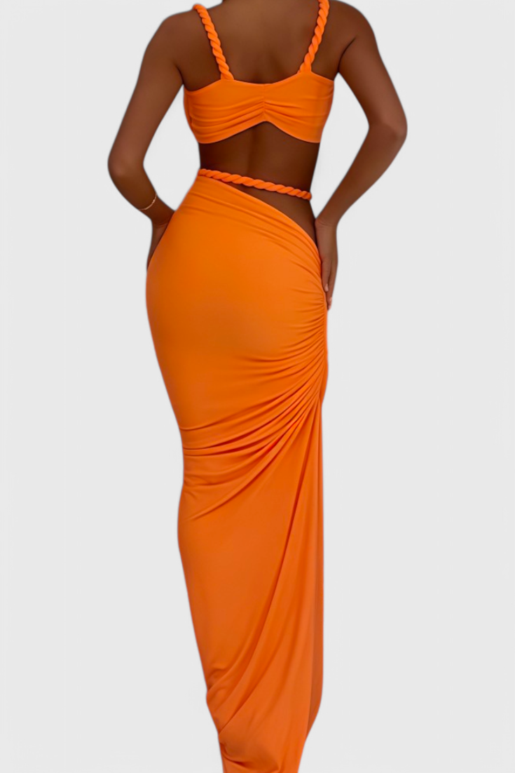 Estela suknelės komplektas be nugaros