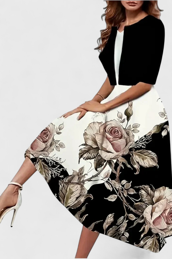 Conjunto de Vestido Midi Estrella com Blazer