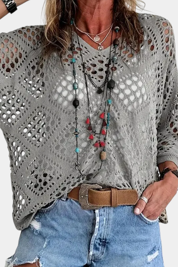 Fern| Nėriniuota blūzė