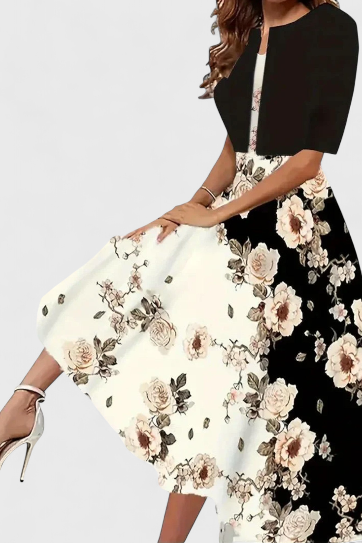 Conjunto de Vestido Midi Estrella com Blazer