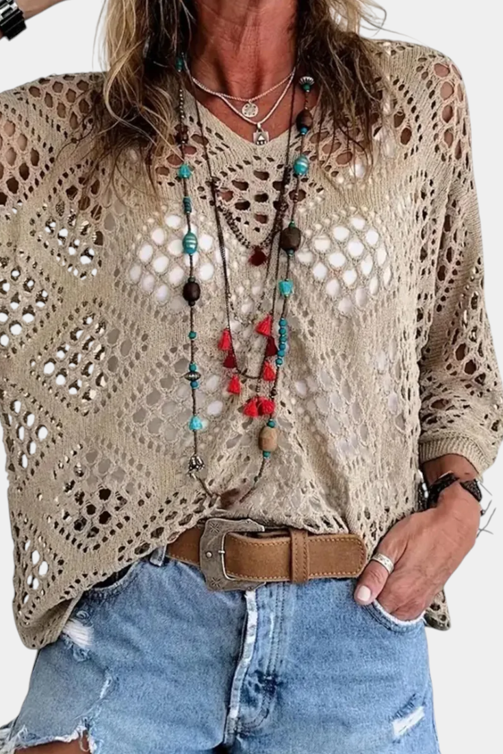 Fern| Nėriniuota blūzė