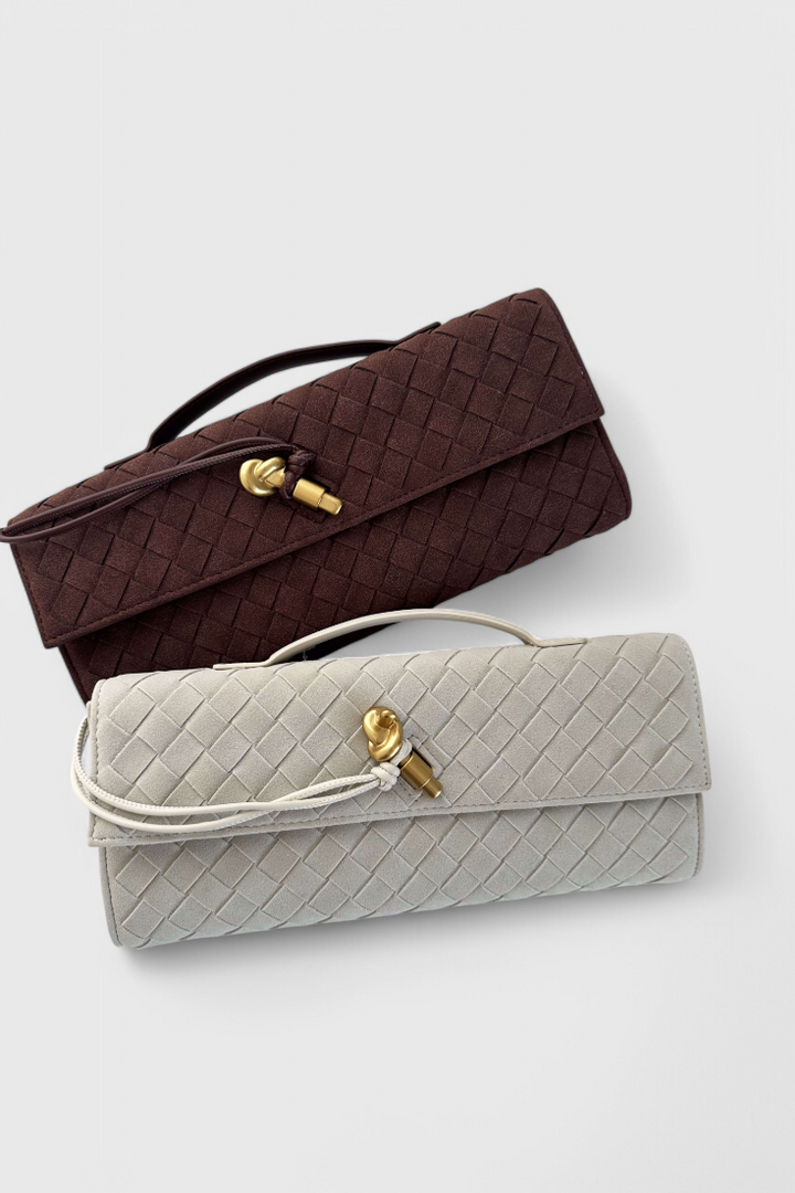 Melanie Klasikinė Suede Peties Rankinė