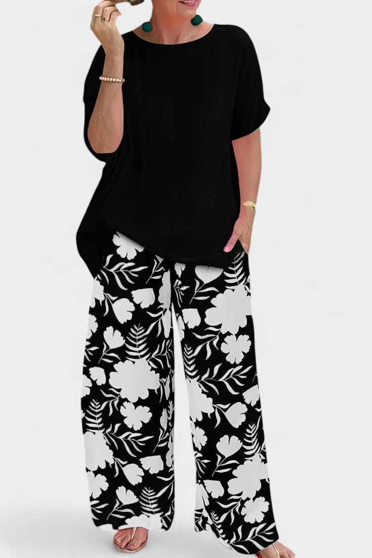 Aivy Conjunto Floral com Toque Relaxado