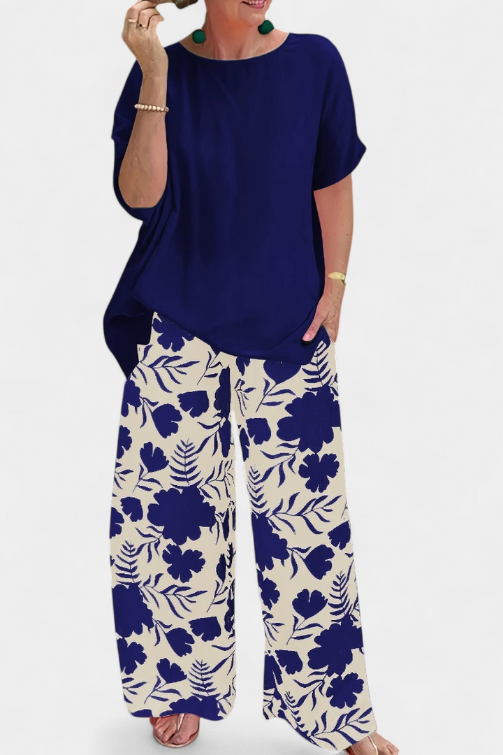 Aivy Conjunto Floral com Toque Relaxado