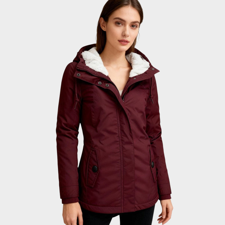 Anna™ | Casaco de outono longo em fleece