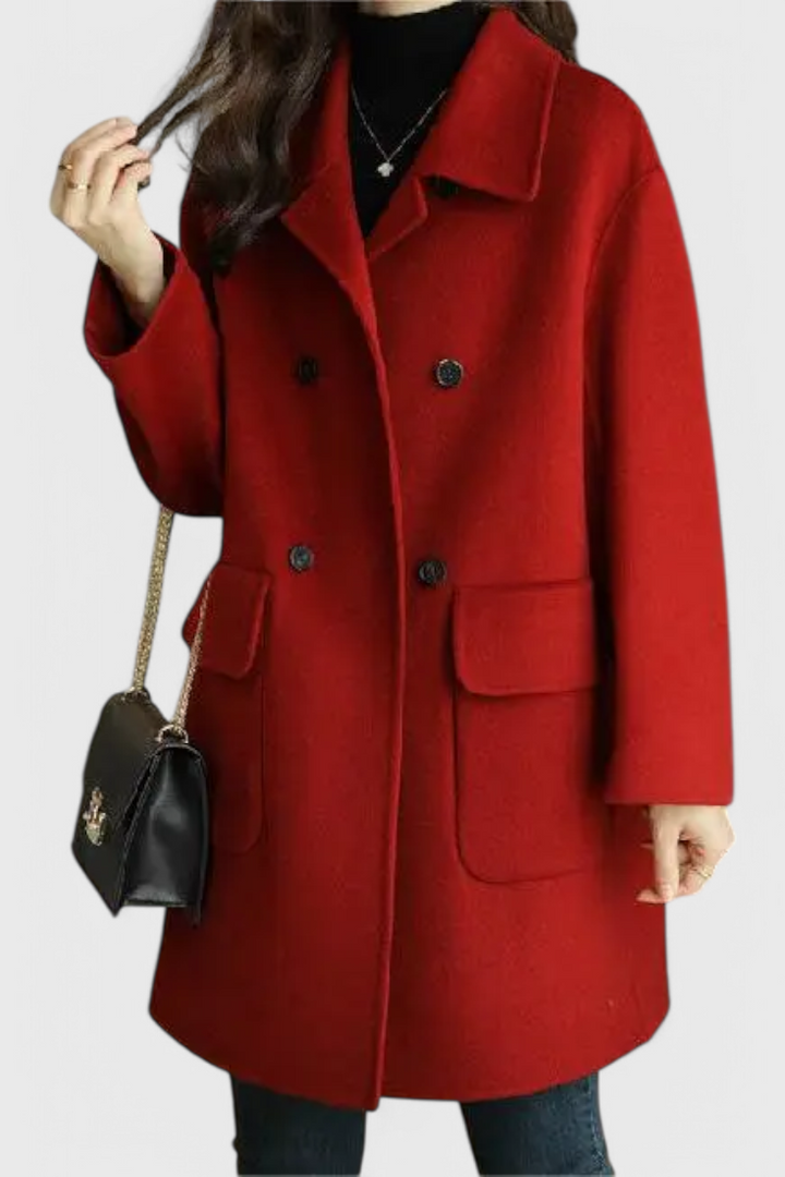 Kamīla | Casaco clássico de lã com dois botões