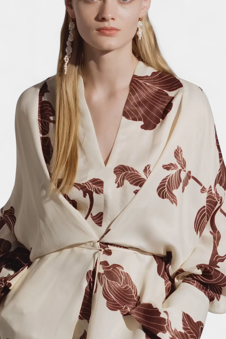 Claribel Kimono Suknelė su Origami Raštu