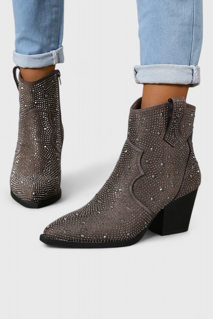 Berenice Elegantiškos Batai su Dirželiu ir Šoniniu Užtrauktuku