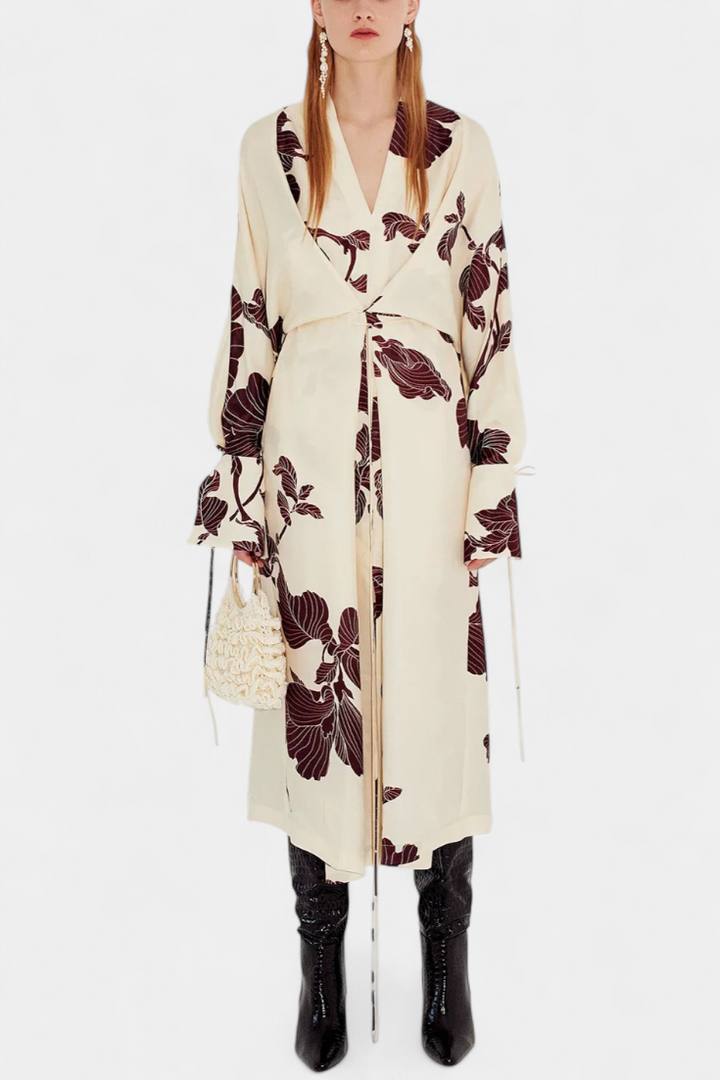 Claribel Kimono Suknelė su Origami Raštu