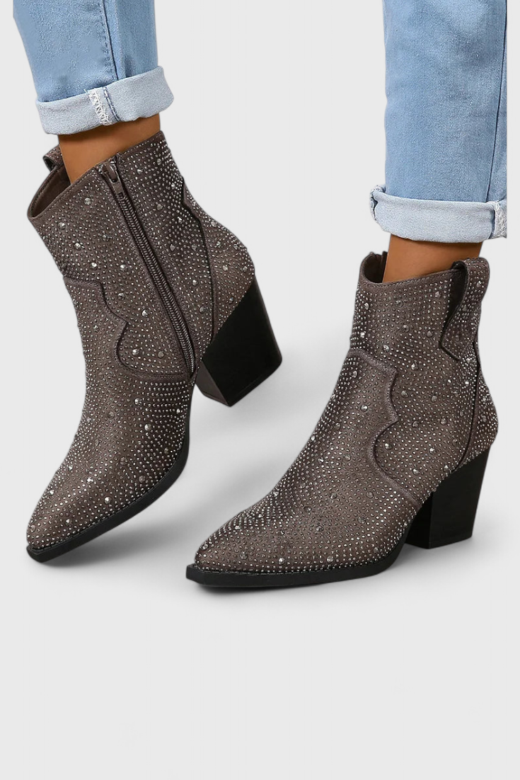 Berenice Elegantiškos Batai su Dirželiu ir Šoniniu Užtrauktuku