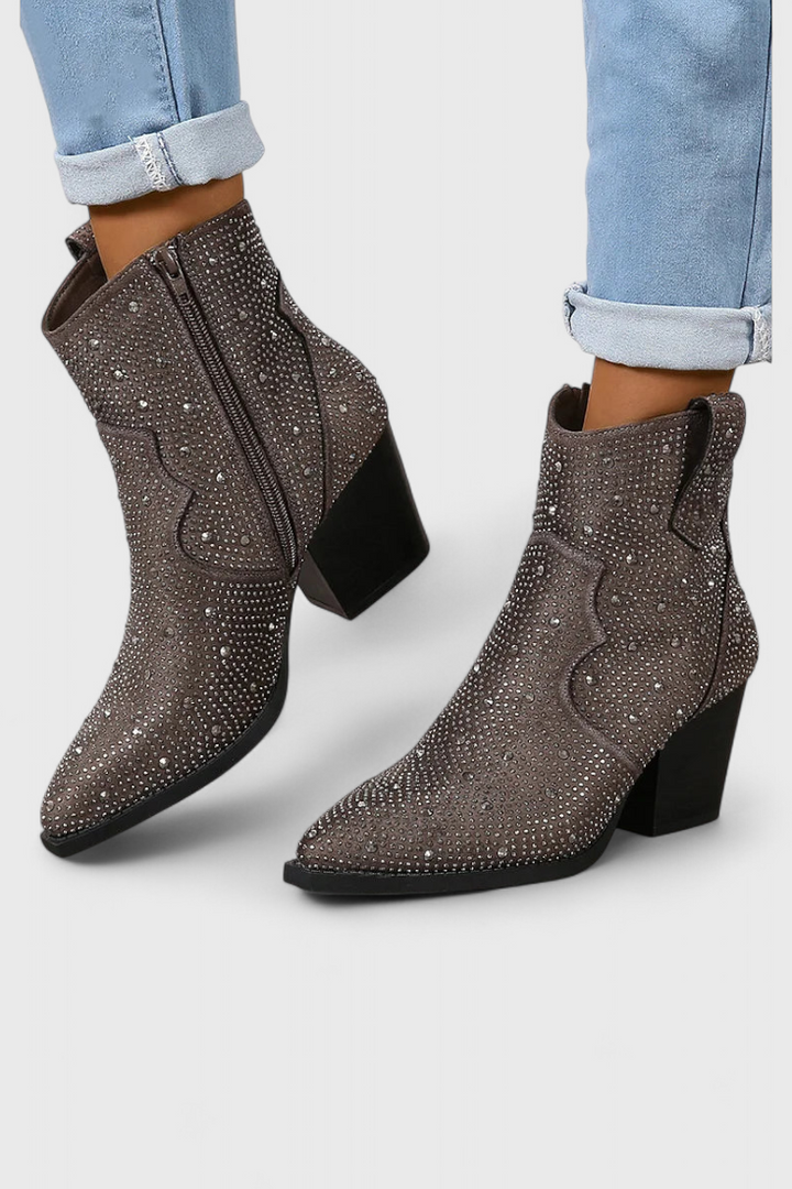 Berenice Elegantiškos Batai su Dirželiu ir Šoniniu Užtrauktuku