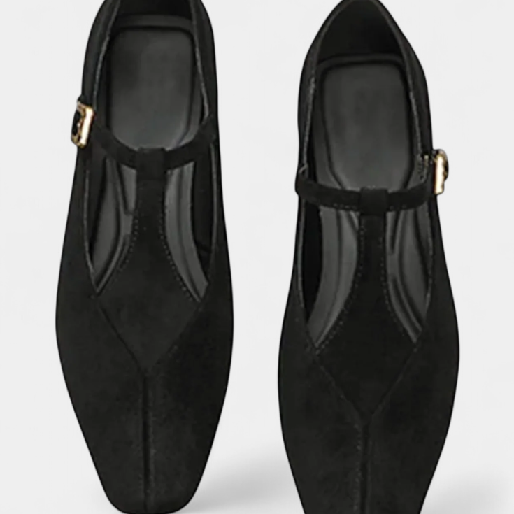 Elly Žemi kulniukai su dirželiu ir sagtimi