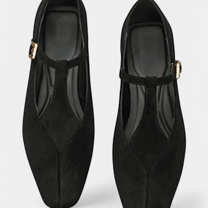 Elly Žemi kulniukai su dirželiu ir sagtimi