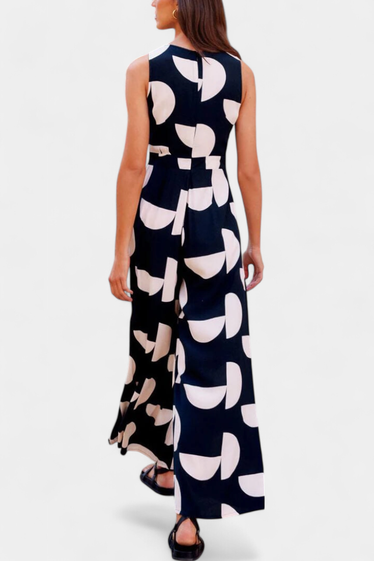 Brooke Mono Livre Com Cintura Elástica e Pernas Largas