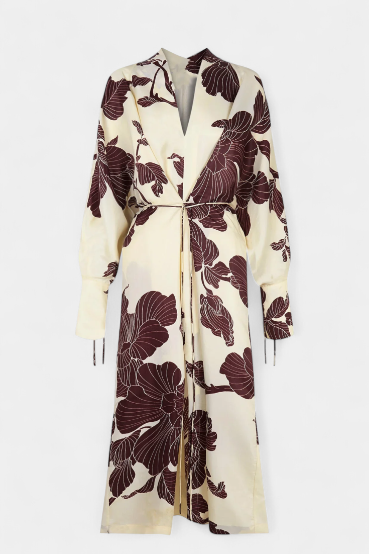 Claribel Kimono Suknelė su Origami Raštu