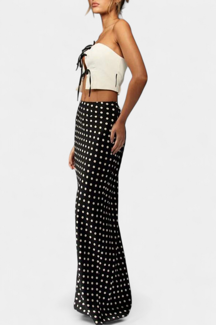 Vestido Justo de Viscose com Pormenores