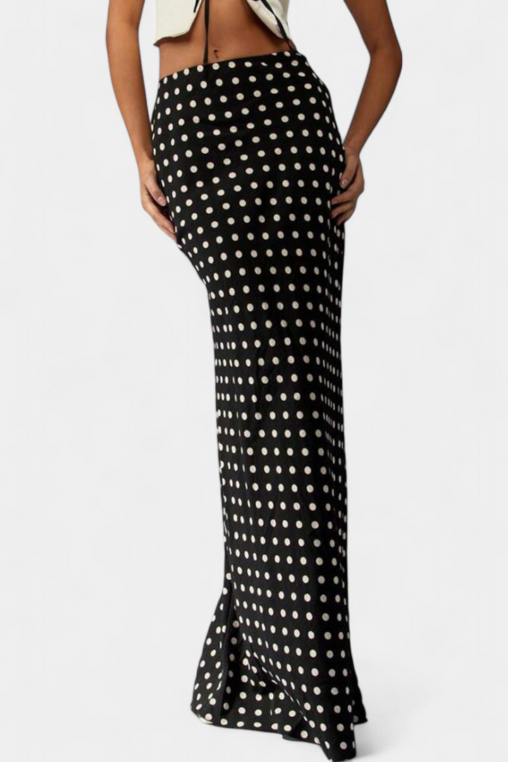 Vestido Justo de Viscose com Pormenores