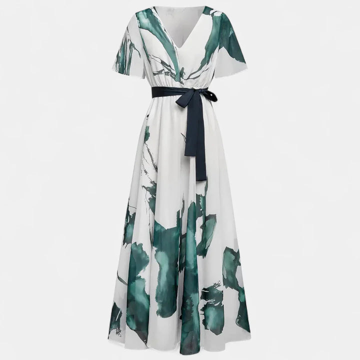 Nayla™ | Sapnų Akvarelinė Ilga Suknelė