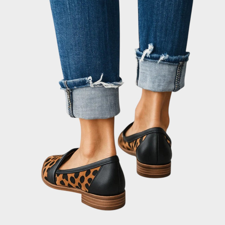 Rosa™⏐Mocassins ortopédicos de pele⏐Edição Premium